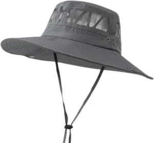 Breathable Bucket hat mesh Sun Protection Solid Color Foldable Sun hat Mountaineering Outdoor Fishing Sun hat