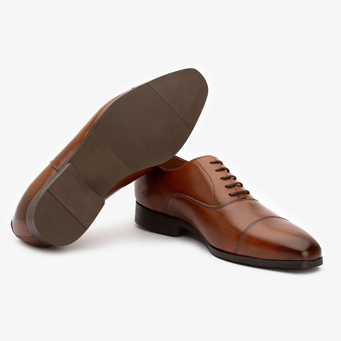 Brown Classic Captoe Oxford
