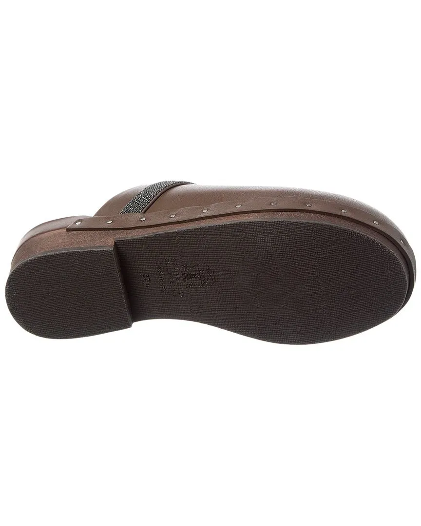 Brunello Cucinelli Leather Mule