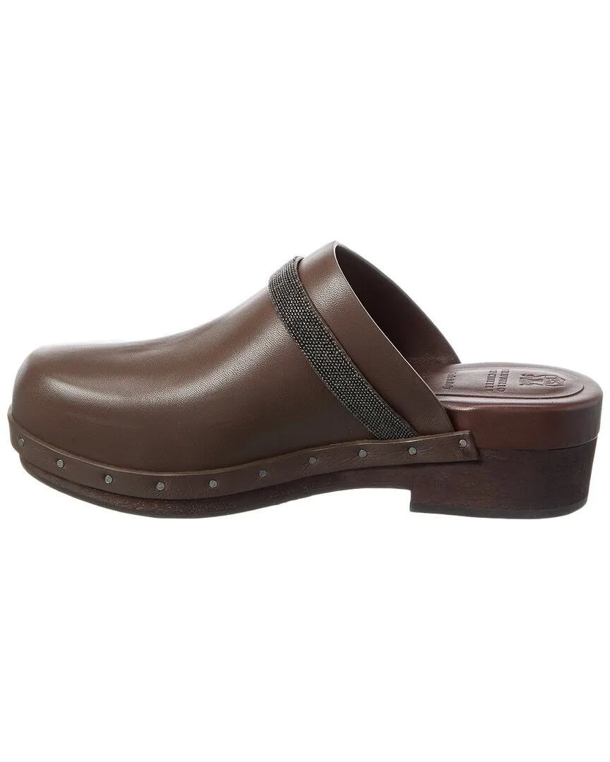Brunello Cucinelli Leather Mule