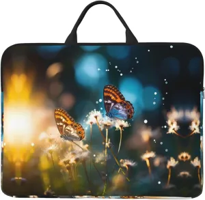 Buttercups Printed Laptop Sleeve 16.5 * 12.2", Business and Casual Dual use, Suitable for Some laptops