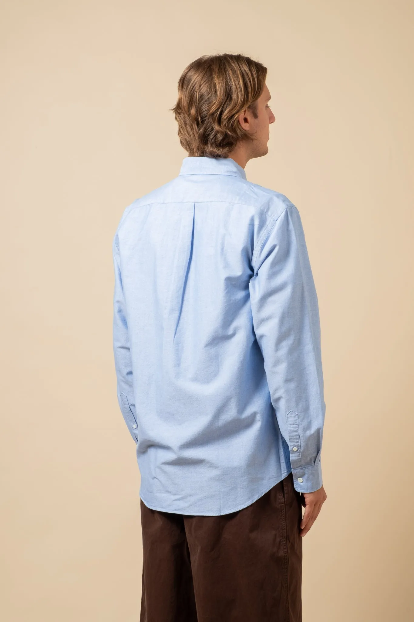 Button Down American Oxford - Light Blue