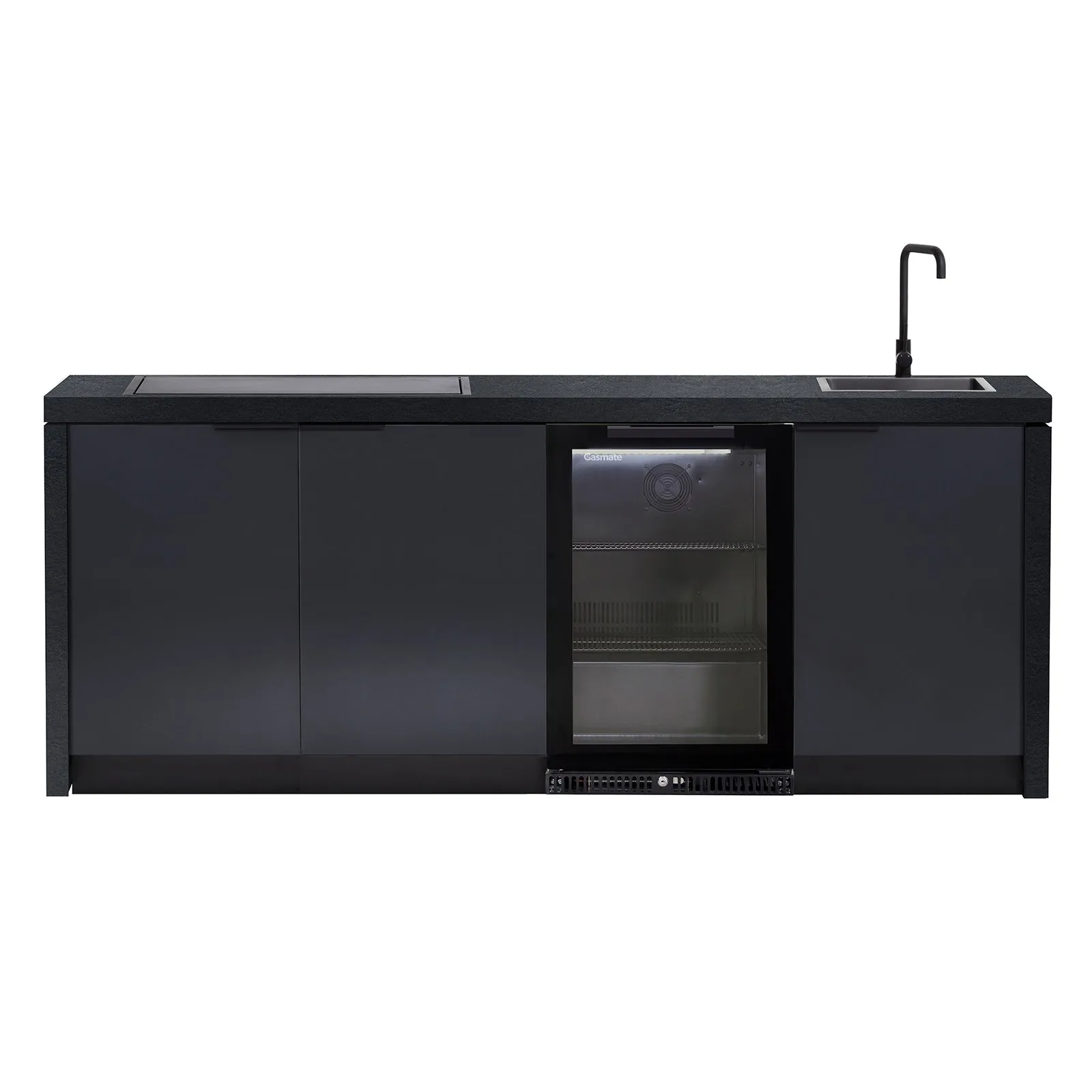 Cabinex Minimal Outdoor Kitchen with Gasmate Phoenix Black BBQ