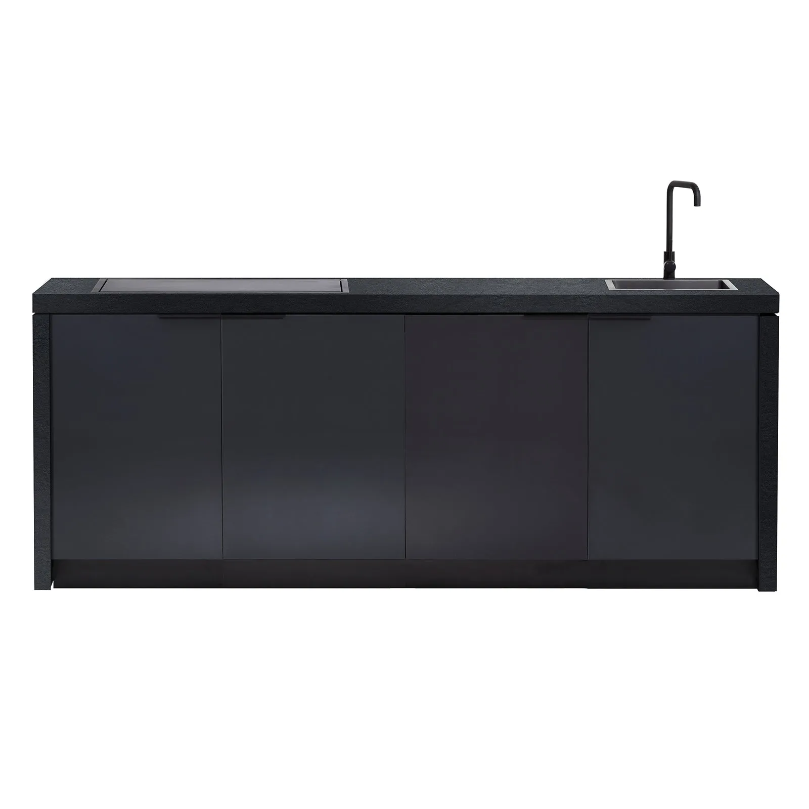Cabinex Minimal Outdoor Kitchen with Gasmate Phoenix Black BBQ