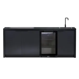 Cabinex Minimal Outdoor Kitchen with Gasmate Phoenix Black BBQ