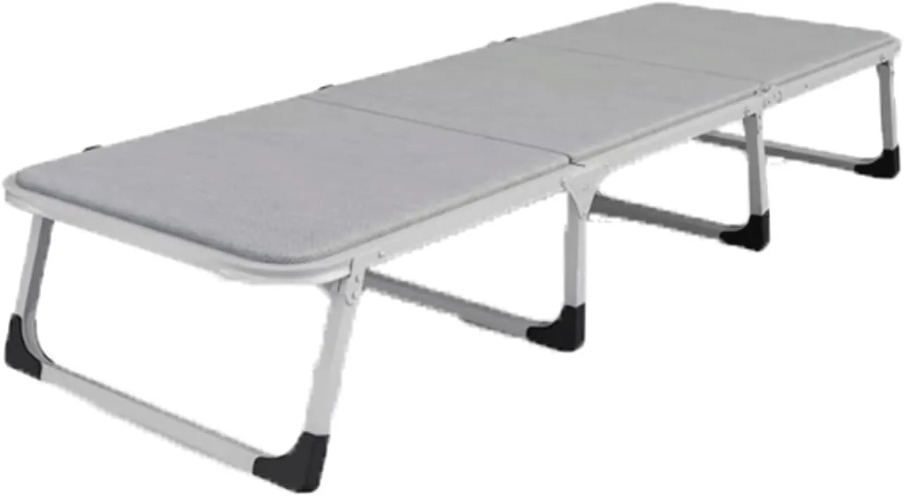 Camping cot Folding Bed Rollaway Guest Beds for Adults Space-Saving Sturdy Metal Frame Convenient Storage for Guest Room, Small Apartment Folding cot