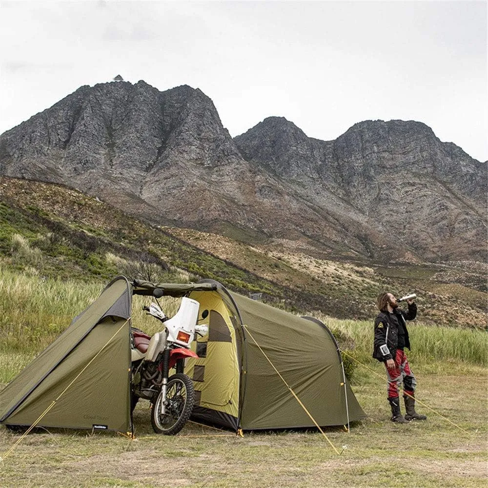 Camping Equipment Outdoor Camping Tent for Motorcycle, Self-contained Tour, Waterproof Double Camping Equipment Fishing Picnic Outdoor Play Tent
