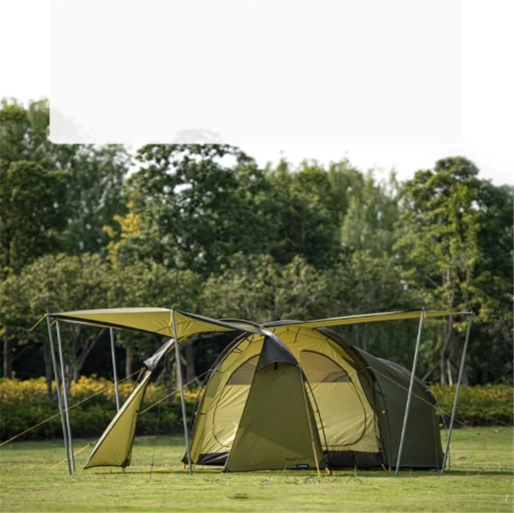 Camping Equipment Outdoor Camping Tent for Motorcycle, Self-contained Tour, Waterproof Double Camping Equipment Fishing Picnic Outdoor Play Tent