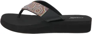 Capelli New York Ladies EVA Wedge Flip Flops