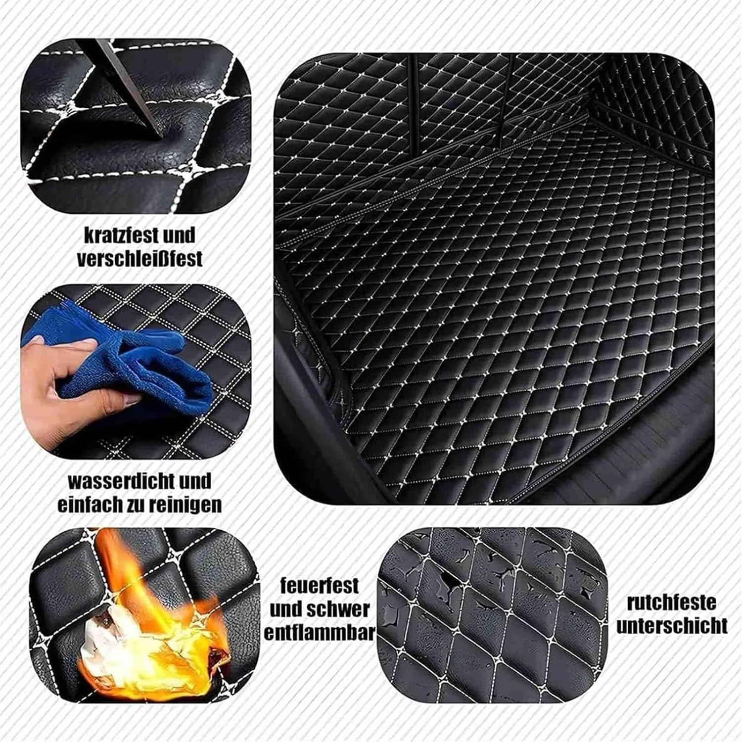 Car Full Coverage Boot Protector Liner for Jaguar E-PACE 2017 2018 2019 2020 2021 2022 2023 2024, Car Accessories