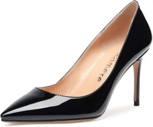 Castamere High Heels Womens Pointed-Toe Slip-on Pumps 8.5CM Stiletto Heel Shoes