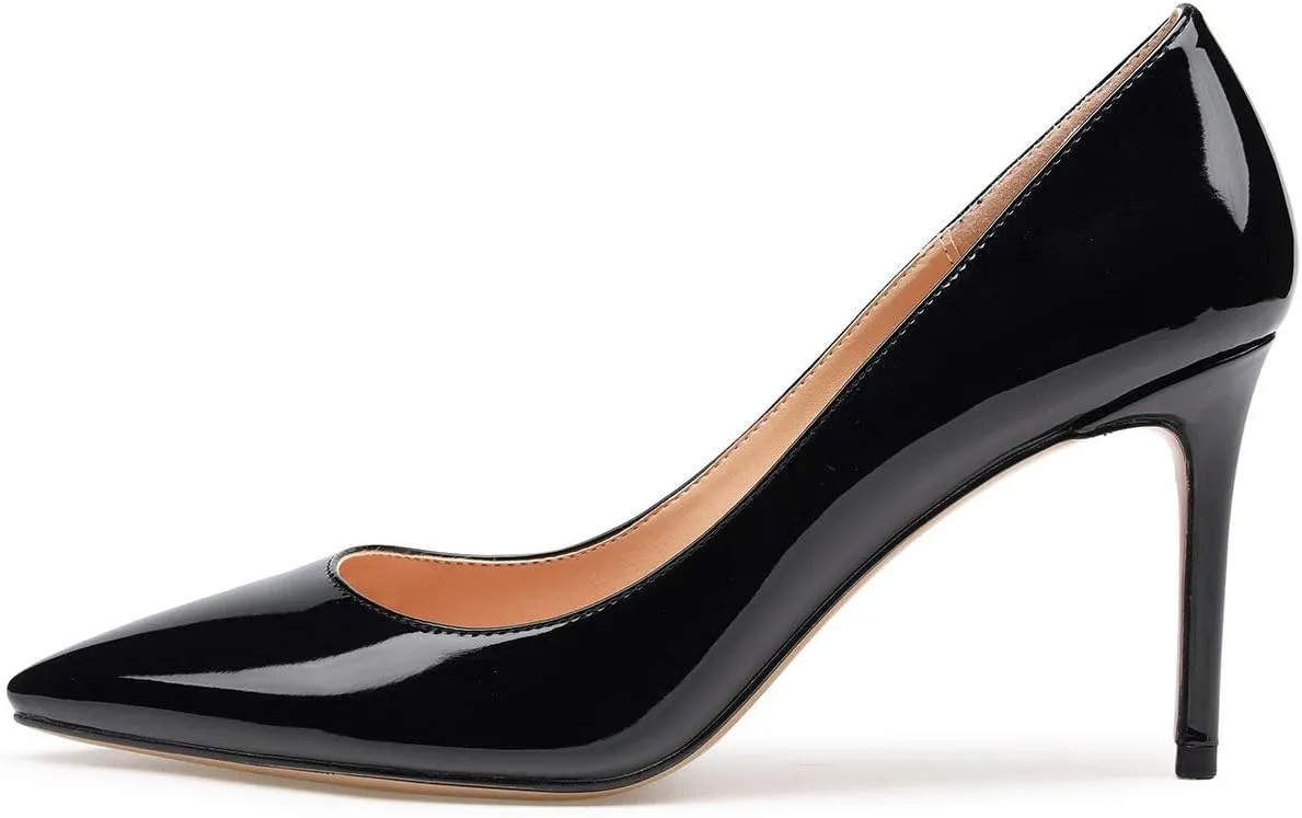 Castamere High Heels Womens Pointed-Toe Slip-on Pumps 8.5CM Stiletto Heel Shoes