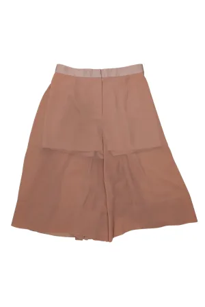 Cedric Charlier -Light Pink Semi-Sheer Bermuda Shorts Sz 8
