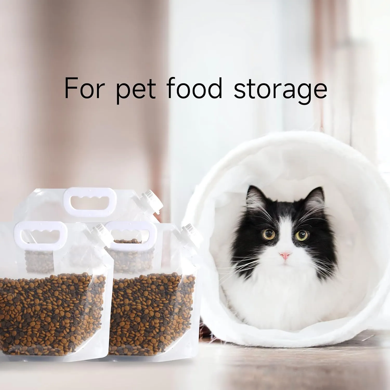 Cereal Storage Bag, Thickened 10PCS(5L)- Airtight Food Storage Containers with Lids Moisture Resistant Home Essentials. Pantry Organization and Storage for All Beans, Flour, Barley, Beer, Juice