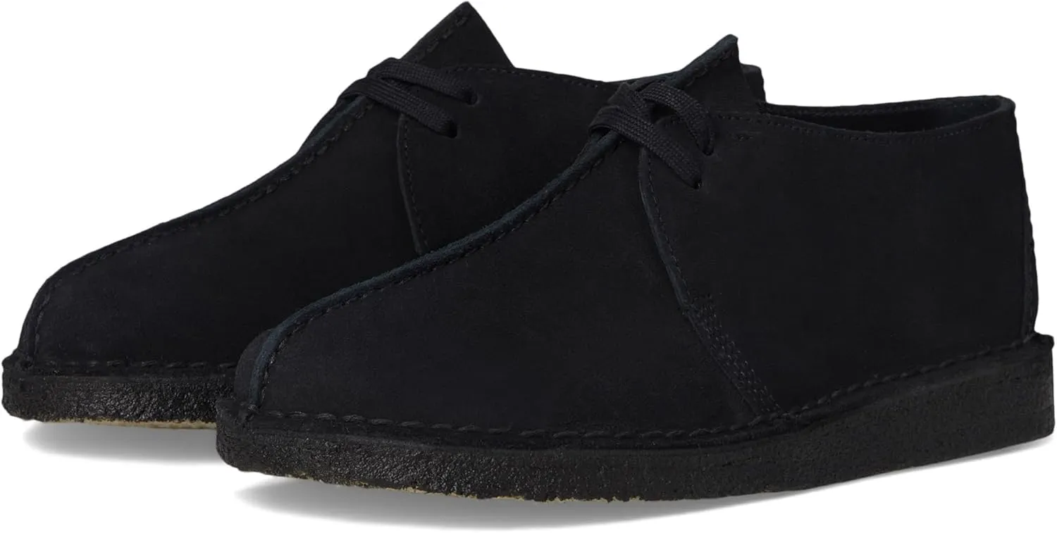 Clarks Men's Desert Trek Oxford, Black Suede, 12
