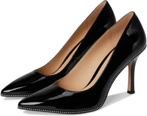 Coach Women's Samantha Pump, Patent Black, 9.5
