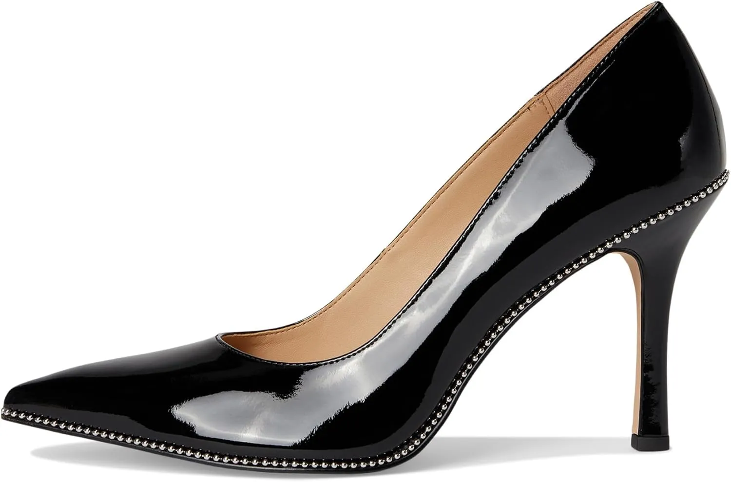 Coach Women's Samantha Pump, Patent Black, 9.5