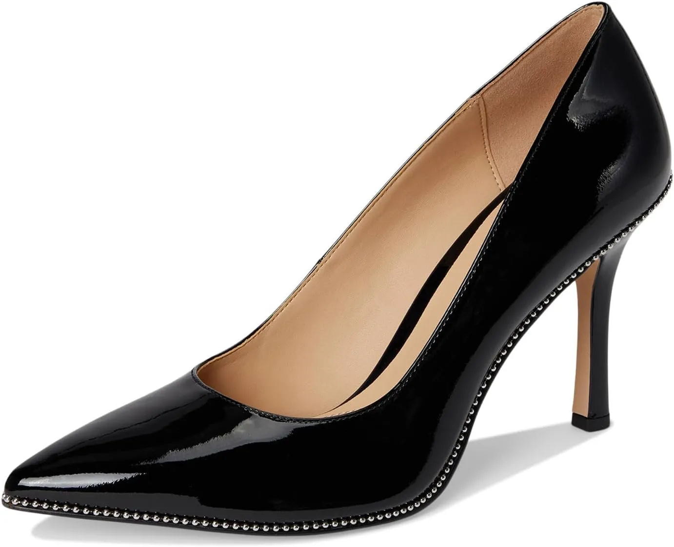 Coach Women's Samantha Pump, Patent Black, 9
