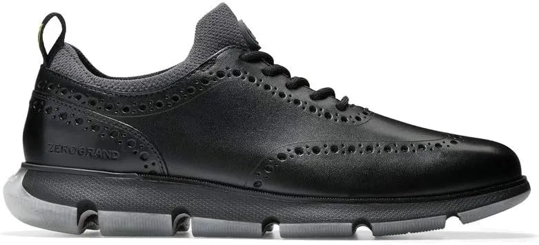 Cole Haan 4.Zerogrand Wing Tip Oxford Black/Black 8.5 W - Wide