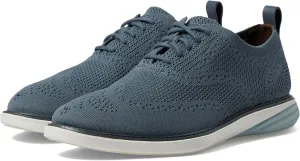Cole Haan Men's GrandEvOlution Stitchlite Oxford, Stormy Weather/Ivory, 13