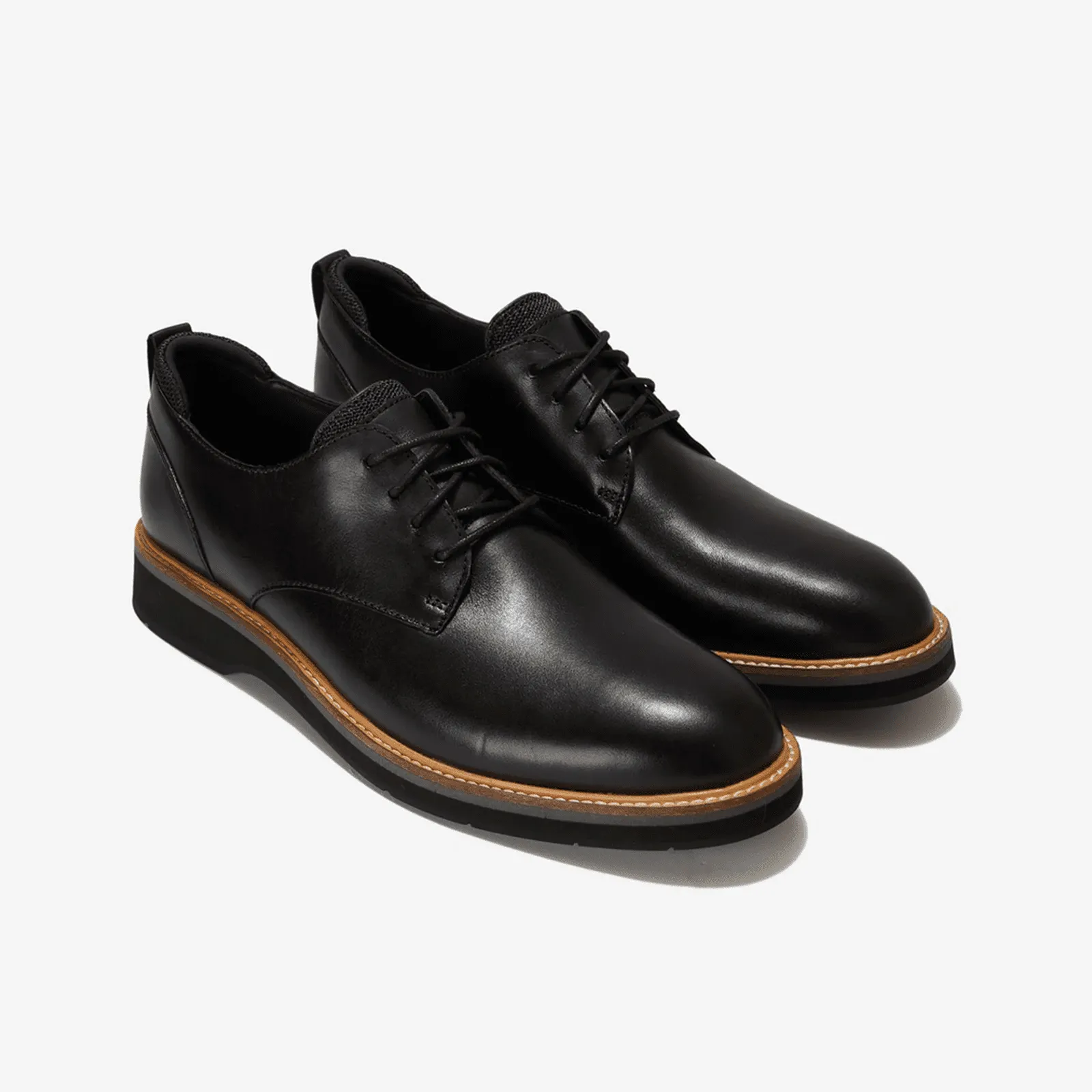 Cole Haan Men's Osborn Grand 360 Plain Toe Oxford Black Leather C33388