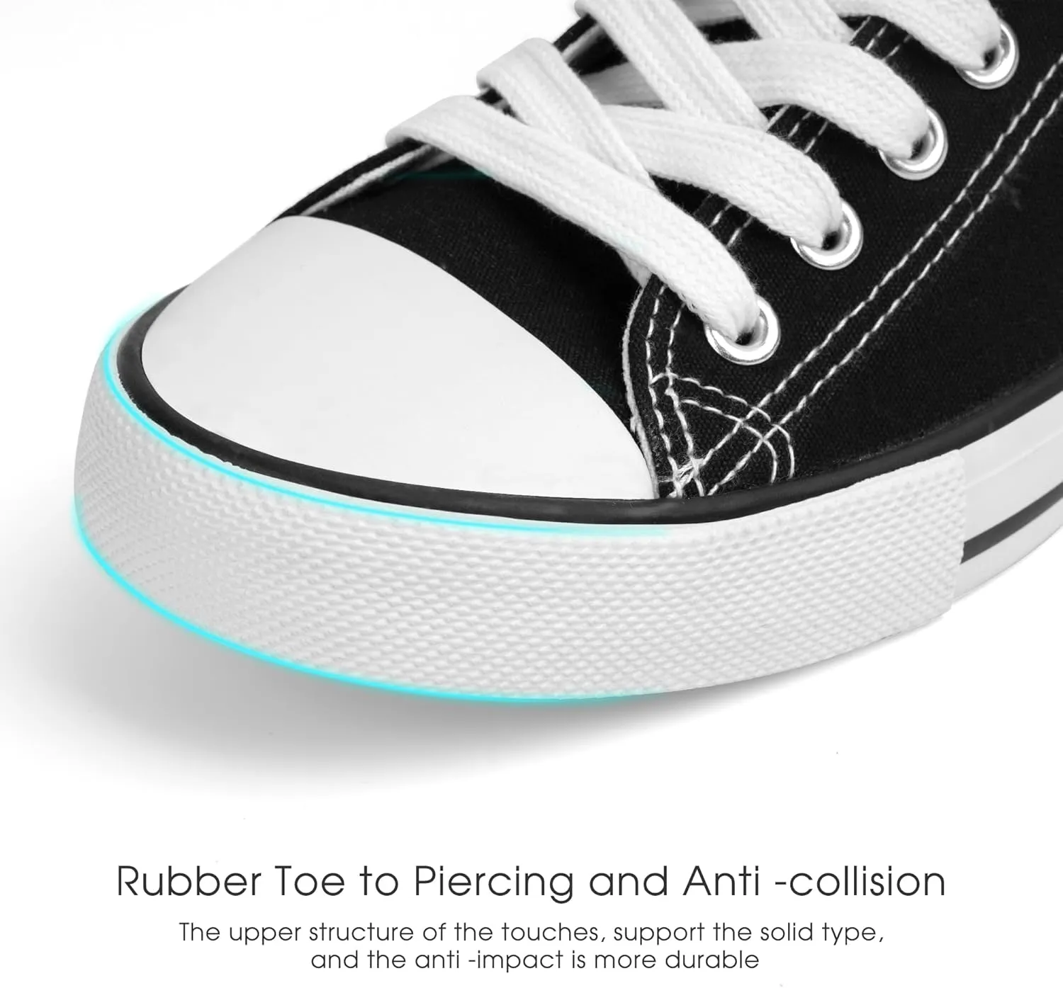 Colgo Women's Canvas Shoes, Lace-Up Low-Top Comfortable Breathable Sneakers for Women, Non-Slip Fashion Flats