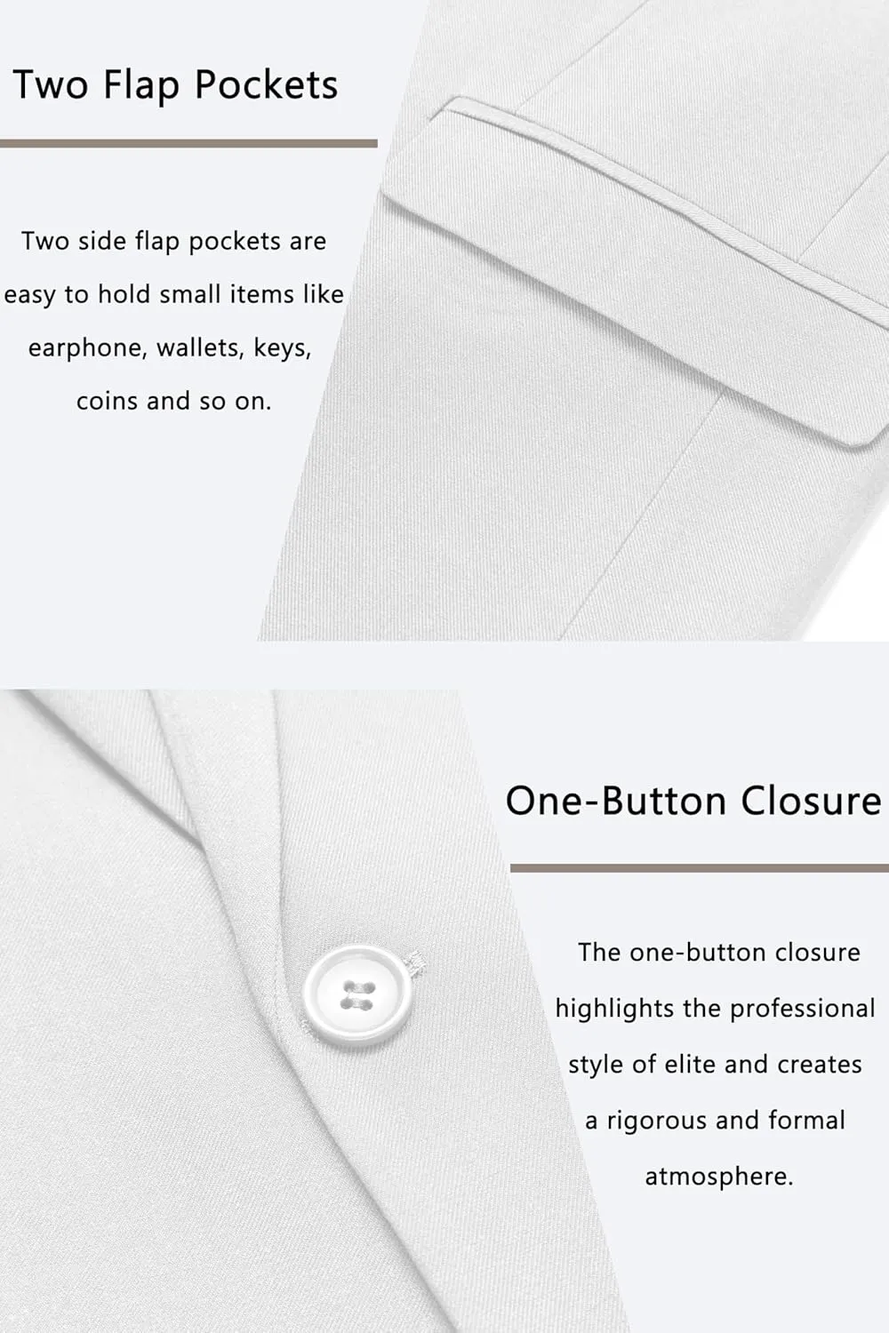 COOFANDY Men's Casual Blazer One Button Sport Coat Slim Fit Lightweight Suit Blazer Jacket