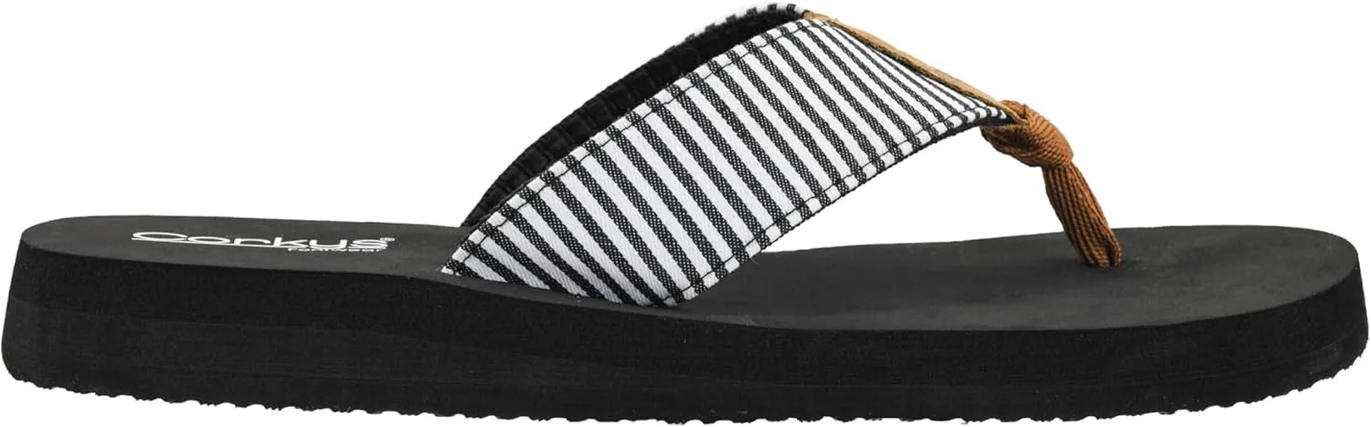 Corkys Footwear Womens Summer Break Flip Flops - Featuring A Thong Strap With Soft and Comfortable EVA insoles for All-Day Wear - Chic and Trendy Flip Flops