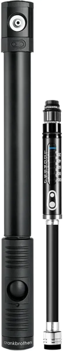 Crank Brothers Klic Hand Pump   Gauge Midnight Black, HP