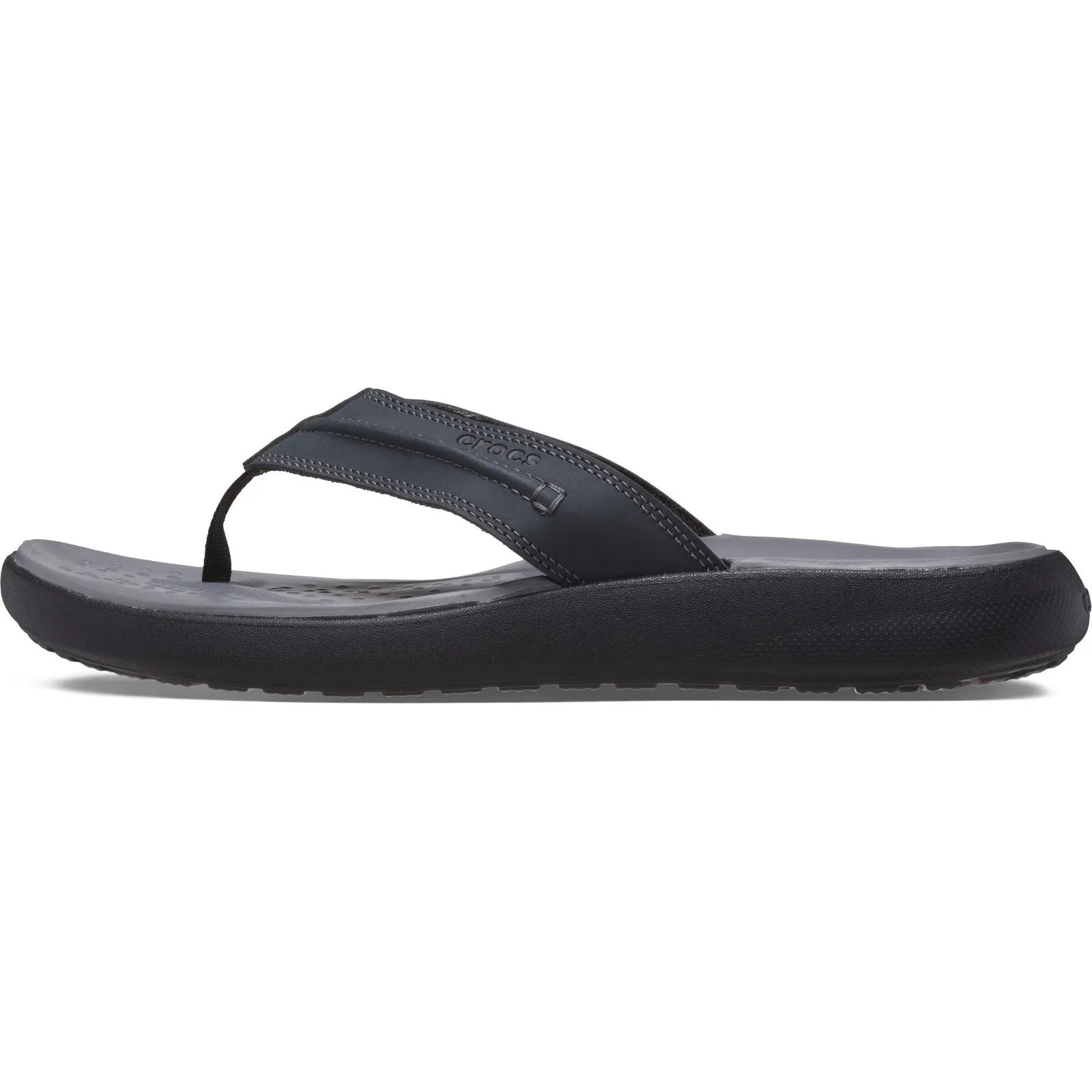 Crocs Yukon Vista II Polyurethane Men's Black Flip Flops