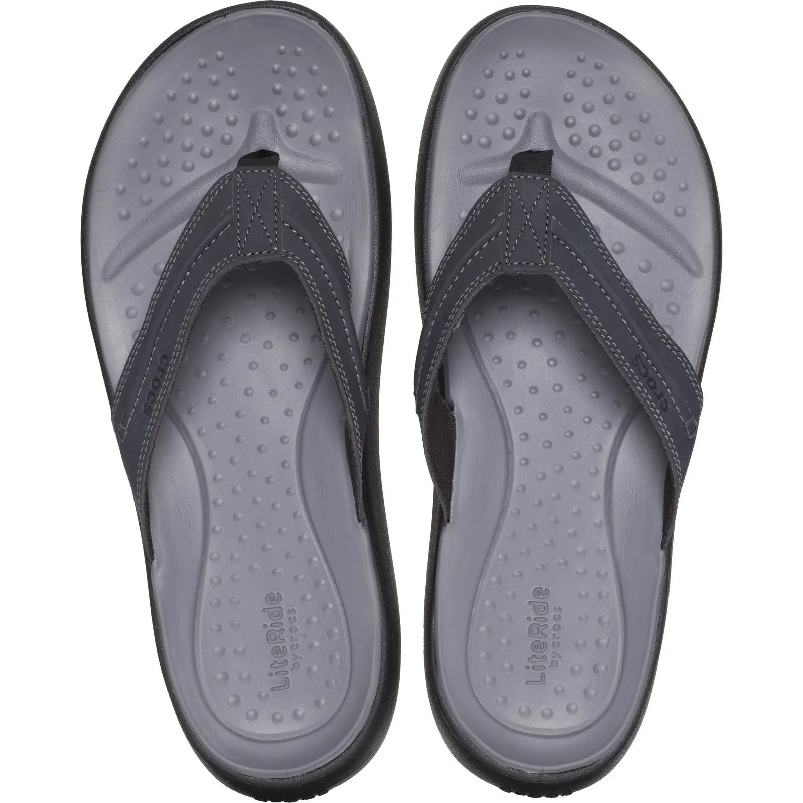 Crocs Yukon Vista II Polyurethane Men's Black Flip Flops
