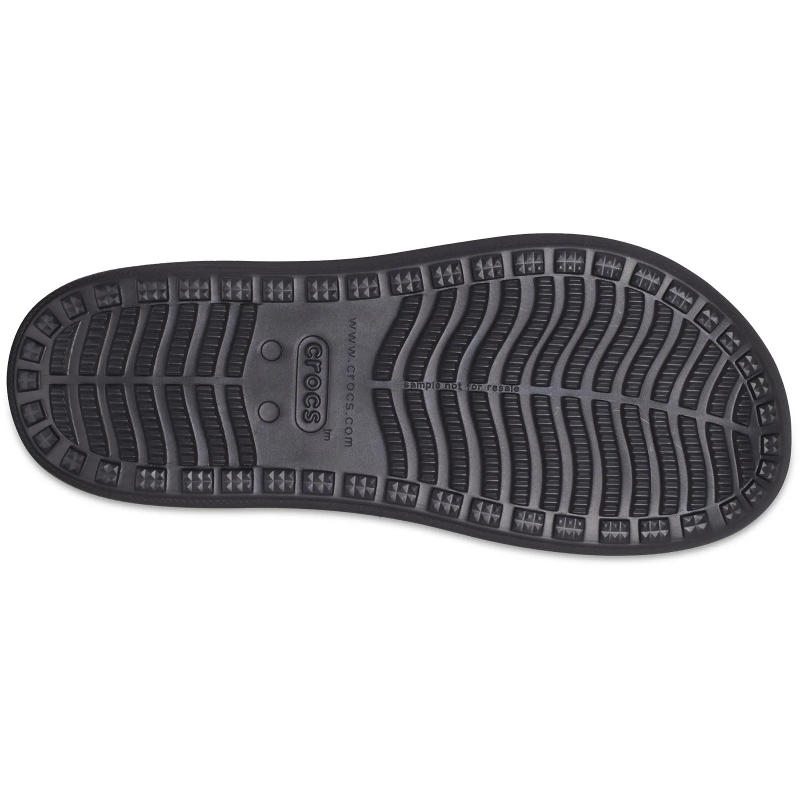 Crocs Yukon Vista II Polyurethane Men's Black Flip Flops