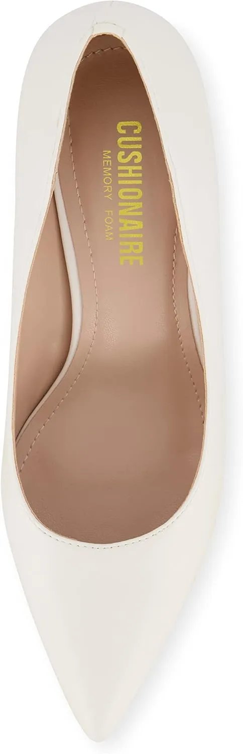 CUSHIONAIRE Women's Halsey Dress Pump with  Comfort, Wide Widths Available