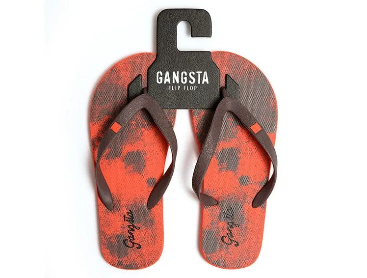 Custom design Dye Gangsta Hombre Rojo Global delivery Tie Sandalia