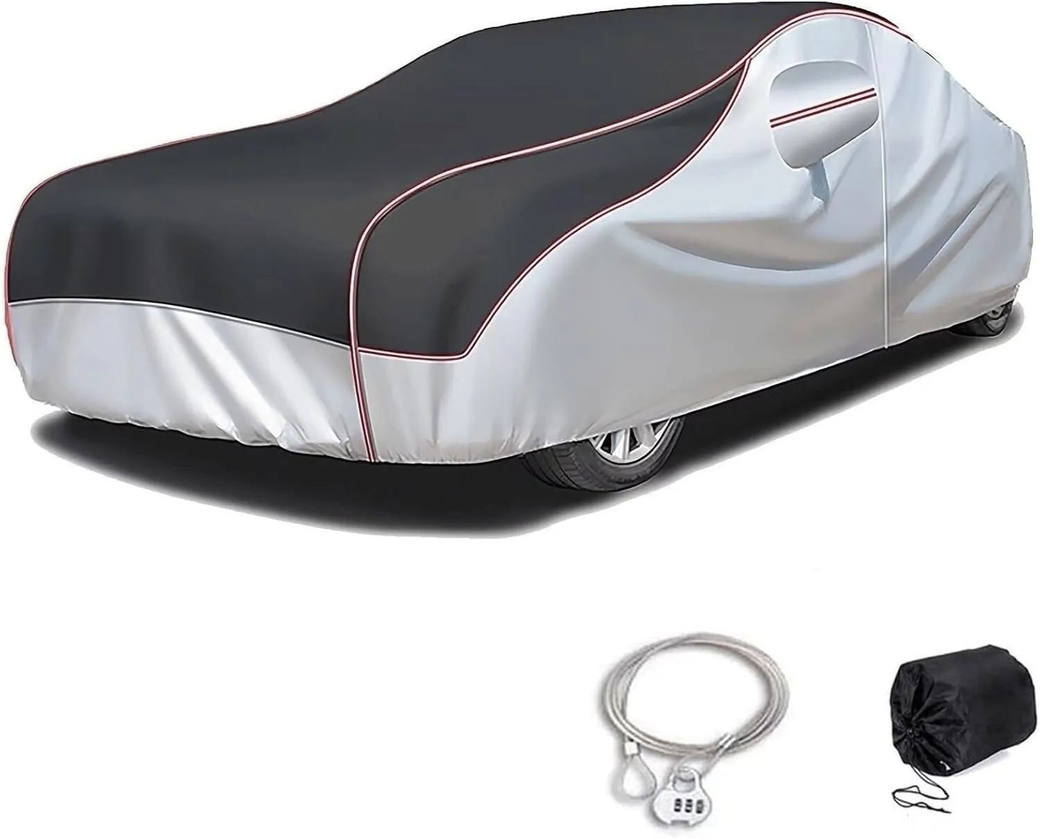 Custom Hail Proof Car Cover Compatible with Renault Megane 4 2016-2022,Multi-Layered Car Hail Blankets with Cotton Outdoor Full Exterior Covers Waterproof Sunproof All Weather Protection(Black)