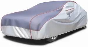 Custom Hail Proof Car Cover Compatible with Volvo XC40(2018-2023),Multi-Layered Car Hail Blankets with Cotton Outdoor Full Exterior Covers Waterproof Sunproof All Weather Protection(Gray)