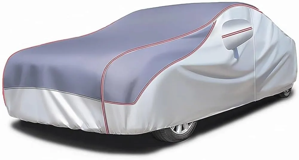 Custom Hail Proof Car Cover Compatible with Volvo XC40(2018-2023),Multi-Layered Car Hail Blankets with Cotton Outdoor Full Exterior Covers Waterproof Sunproof All Weather Protection(Gray)