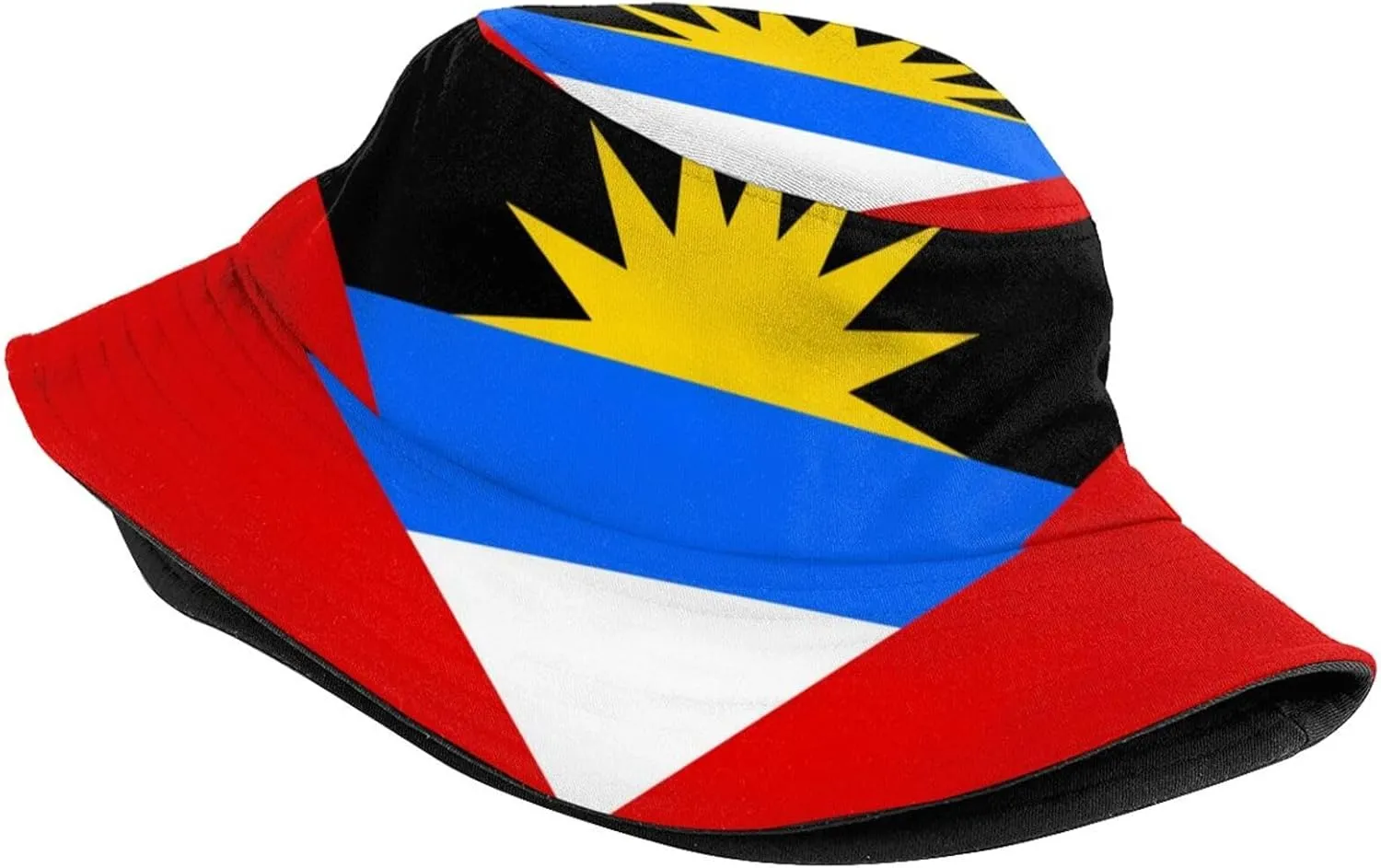 Cute Flag Bucket Hats Reversible Fisherman Cap Packable Sun Hat for Women Men
