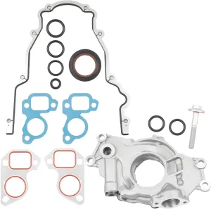 Dasbecan M295HV High Volume Melling Oil Pump kit Compatible with 4.8L 5.3L 6.0L Silverado Avalanche Suburban Tahoe Trailblazer GMC Sierra Yukon Cadillac Escalade, with Gaskets and Balancer Bolt
