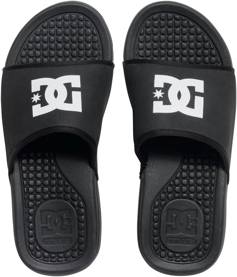 DC mens Bolsa Slide Sandal Flip Flop