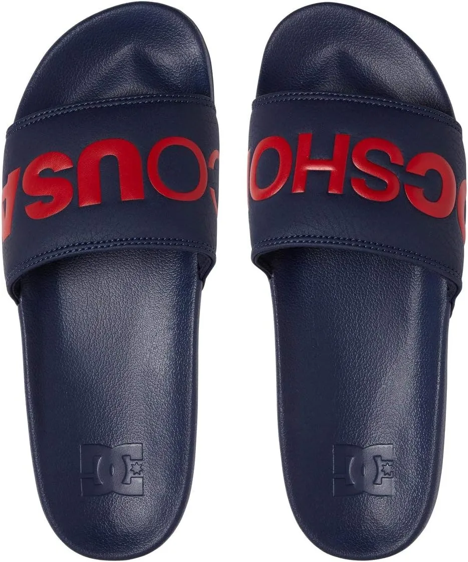 DC Men's Slide Sandal Flip Flop