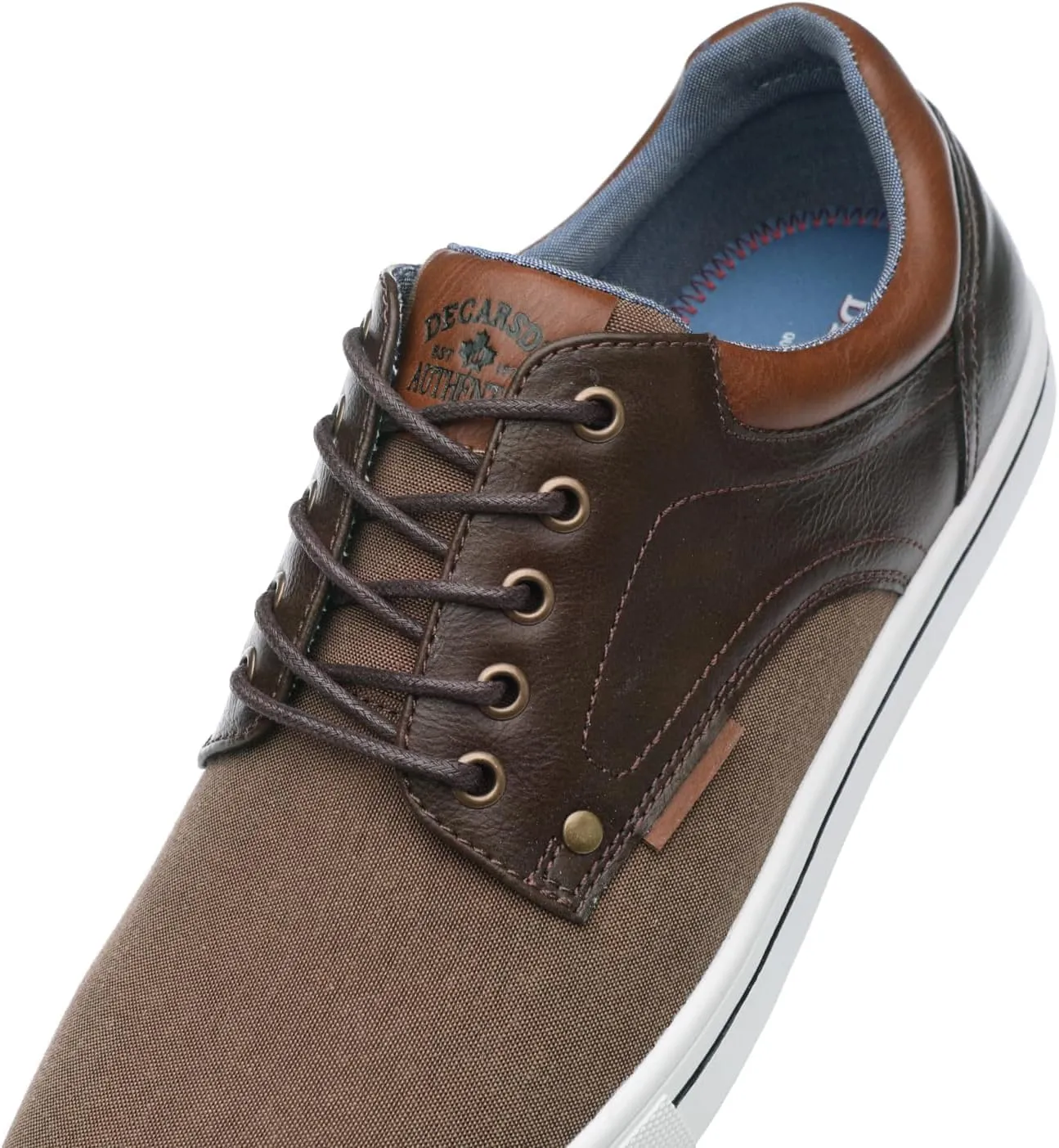 DECARSDZ Men's Fashion Dress Sneakers Comfortable Casual Skate Shoe Walking Oxford Shoes