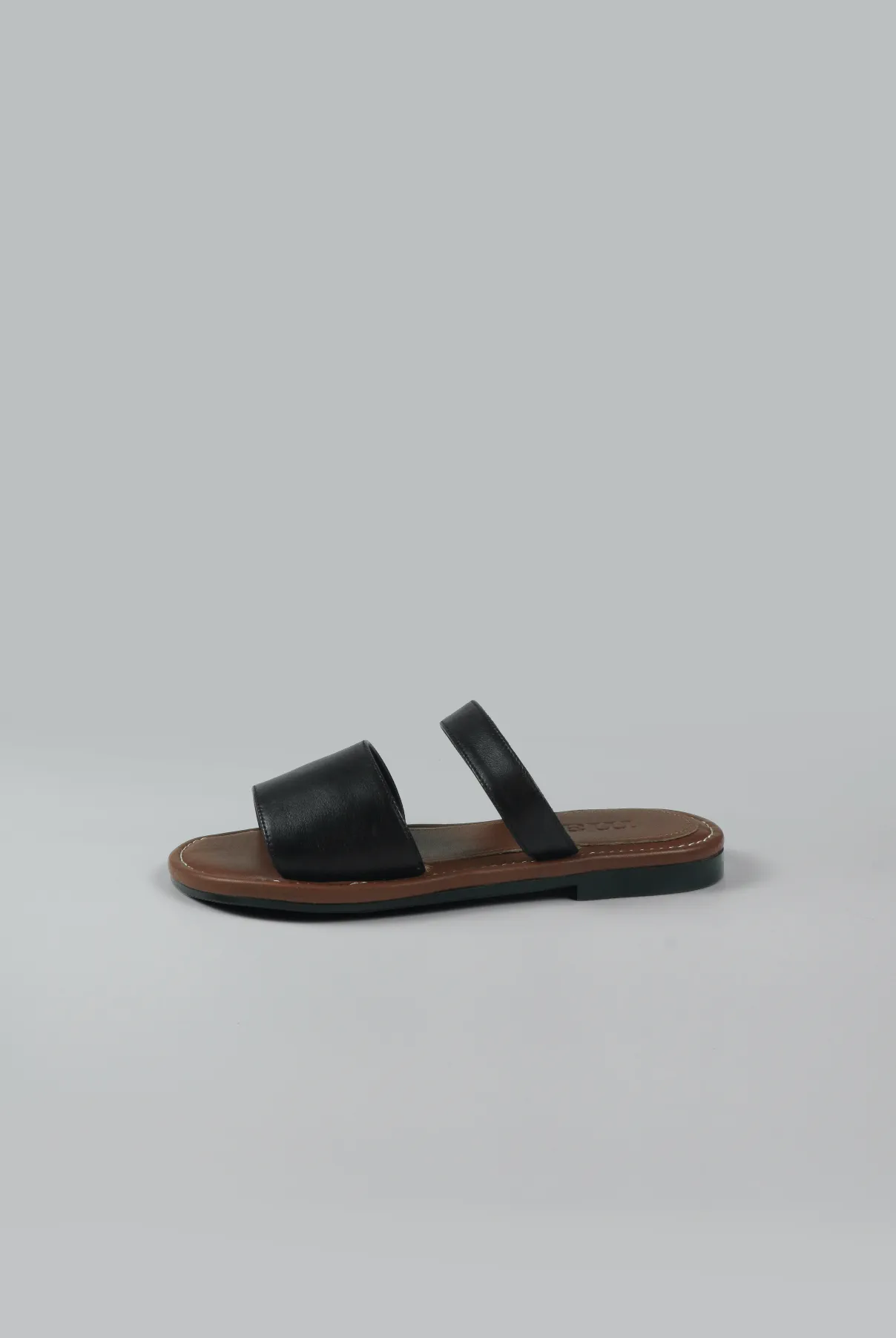 Double Slide Flat Sandal