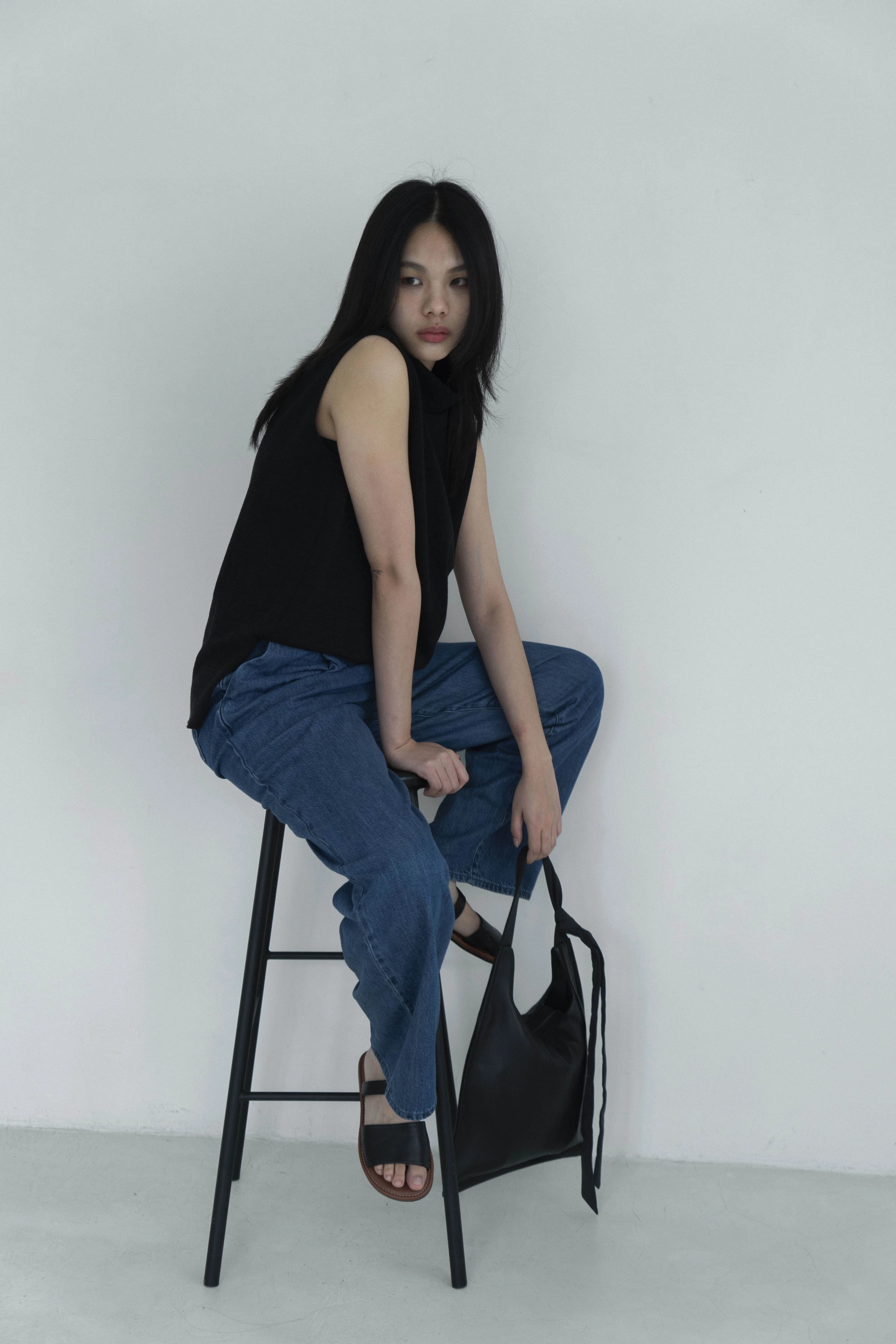 Double Slide Flat Sandal