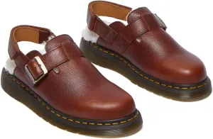 Dr. Martens Men's Jorge Ii Faux Fur Lined Leather Slingback Mules