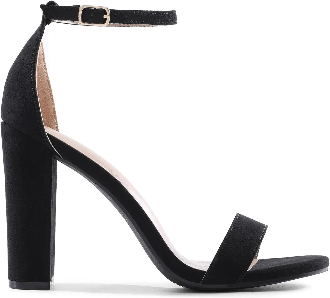 DREAM PAIRS Women's Hi-Chunk High Heel Pump Sandals