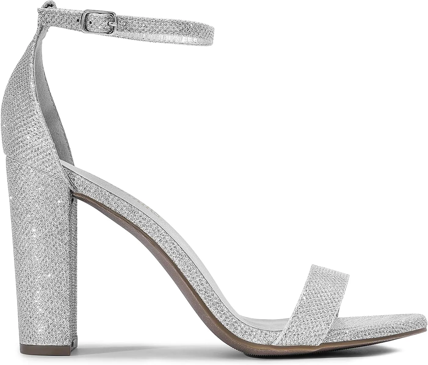 DREAM PAIRS Women's Hi-Chunk High Heel Pump Sandals