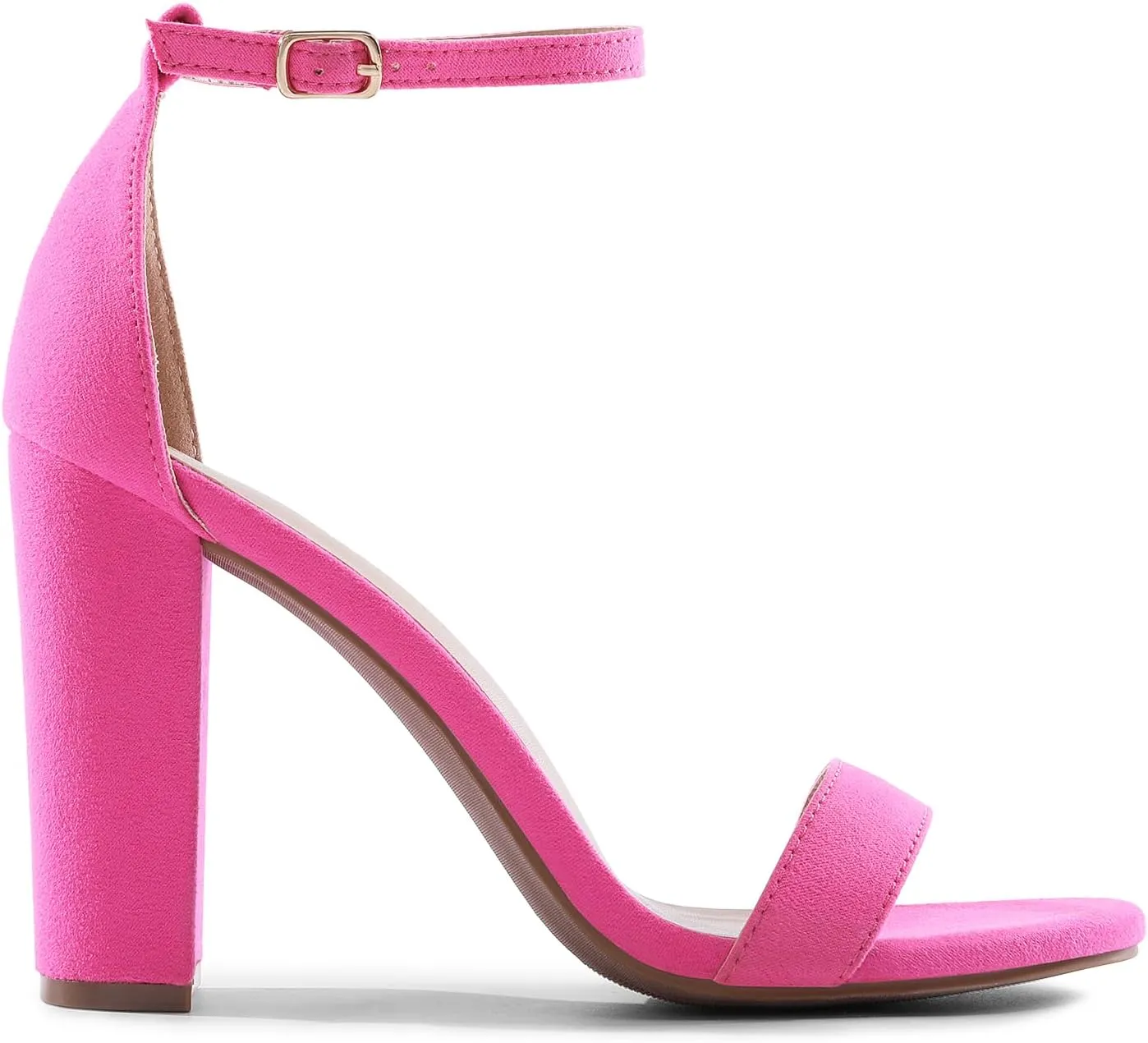 DREAM PAIRS Women's Hi-Chunk High Heel Pump Sandals