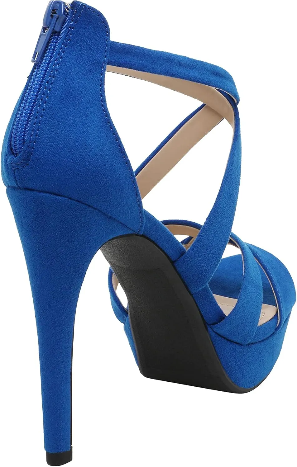 DREAM PAIRS Women's High Heel Platform Dress Pump Sandals