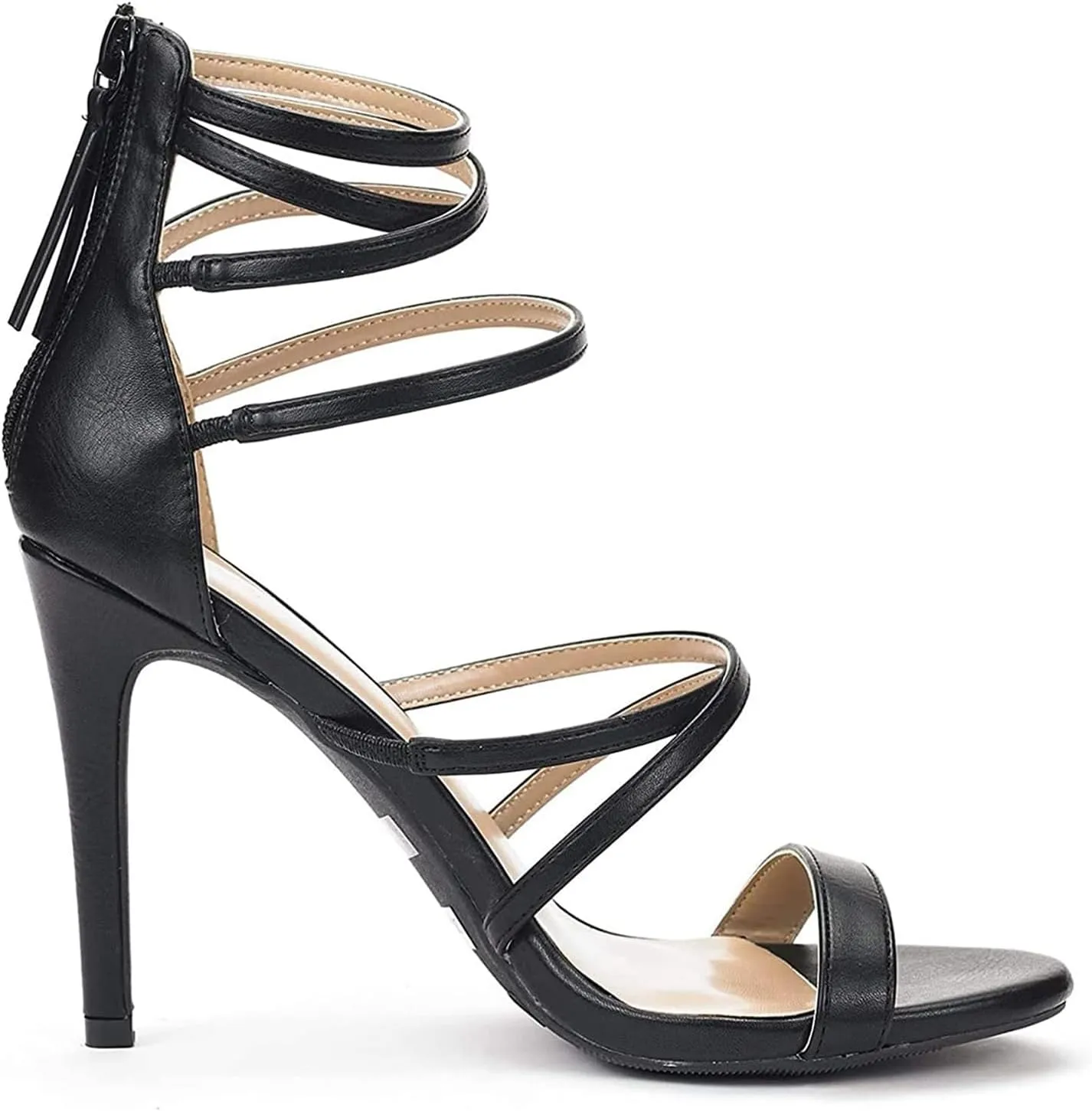 DREAM PAIRS Women's Show High Heel Dress Pump Sandals